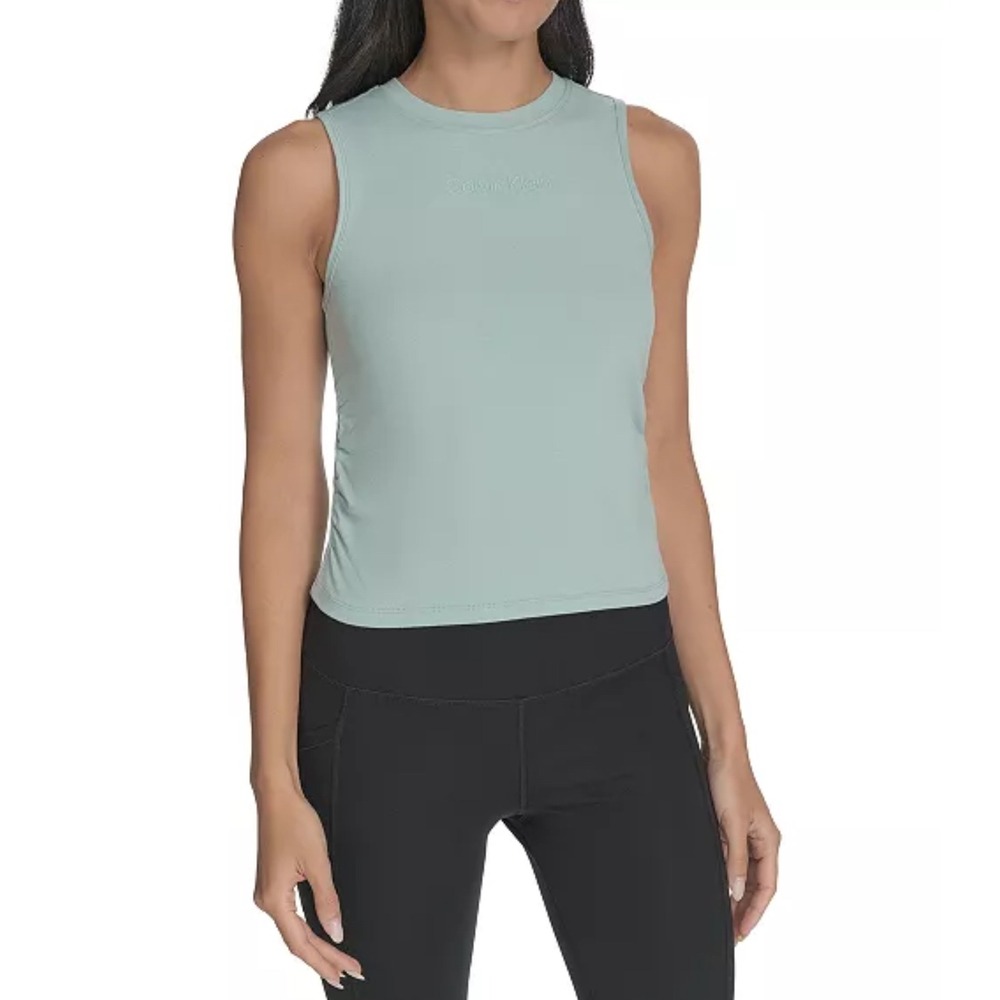 Calvin Klein Performance Tank Top Stretch Sleeveless Activewear Top‎ M